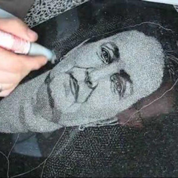 гравировка портрета на памятнике